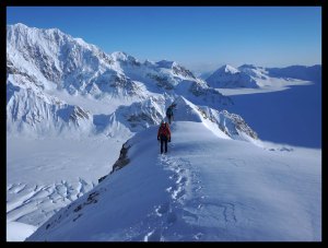 Leon and Jake on the SW Ridge of Francis